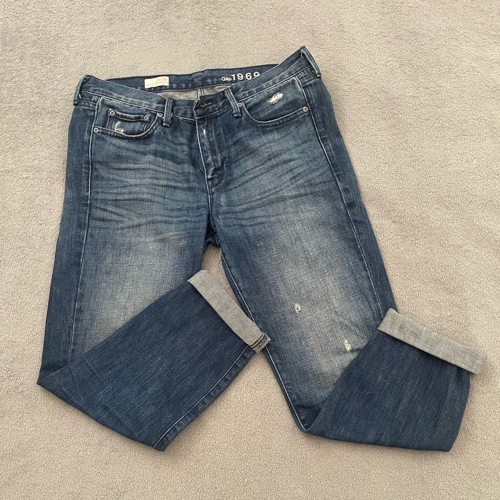 GAP Women's Blue Boyfriend Jeans